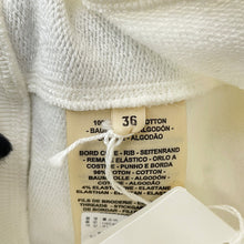 Load image into Gallery viewer, HERMES Tucked Knitted Fabric Shirt with Embroidery Size 36 Blanc CasseH6E4651DD9136 Cotton100%
