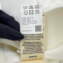 Load image into Gallery viewer, HERMES Tucked Knitted Fabric Shirt with Embroidery Size 36 Blanc CasseH6E4651DD9136 Cotton100%
