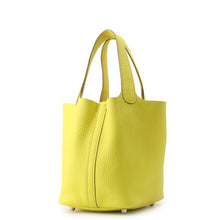 Load image into Gallery viewer, HERMES Picotin Lock Lime Taurillon Clemence Size PM
