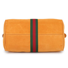 将图像加载到图库查看器中，GUCCI Duffle Travel Bag Orange834460 Suede leather Size Medium
