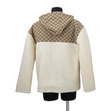 Load image into Gallery viewer, GUCCI Fleece Boa Jacket Size S White/Brown798503 Wool80% Polyester20%
