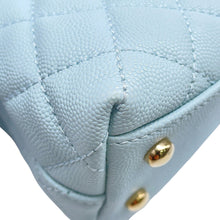 Load image into Gallery viewer, CHANEL Coco Handle 2WAYHandbag Light BlueA92990 Caviar Leather Size XS
