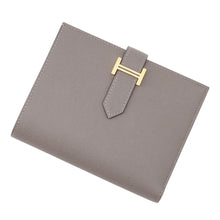 Load image into Gallery viewer, HERMES Bean compact Gris Meyer Veau Madame
