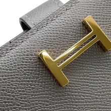 Load image into Gallery viewer, HERMES Bean compact Gris Meyer Veau Madame
