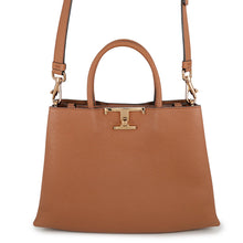将图像加载到图库查看器中，TOD’S T TIMELESS Handbag BrownXBWTSQF0200XWZS410 Leather
