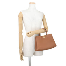 将图像加载到图库查看器中，TOD’S T TIMELESS Handbag BrownXBWTSQF0200XWZS410 Leather

