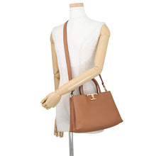 将图像加载到图库查看器中，TOD’S T TIMELESS Handbag BrownXBWTSQF0200XWZS410 Leather
