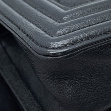 Load image into Gallery viewer, CHANEL Boy Chanel ChainShoulder Bag BlackA67085 Caviar Leather Size Small
