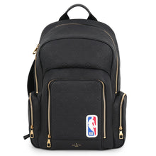 将图像加载到图库查看器中，LOUIS VUITTON NBA Collaboration Basketball Backpack NoirM57972 Monogram Empreinte Leather
