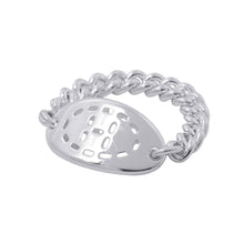 Load image into Gallery viewer, HERMES Point Sellier Ring Size 54/#14 SV925
