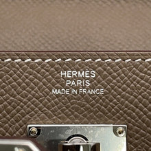 Load image into Gallery viewer, HERMES Kelly Wallet Long To Go Etoupe Epsom
