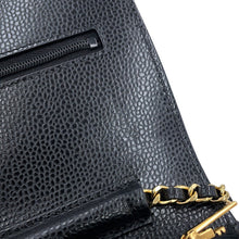 Load image into Gallery viewer, CHANEL Matelasse Classic Chain Wallet BlackAP4241 Caviar Leather
