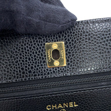 Load image into Gallery viewer, CHANEL Matelasse Classic Chain Wallet BlackAP4241 Caviar Leather
