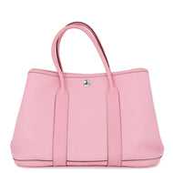 HERMES Garden Party Pink Negonda Leather Size TPM