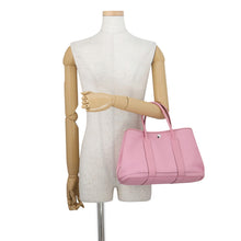 将图像加载到图库查看器中，HERMES Garden Party Pink Negonda Leather Size TPM

