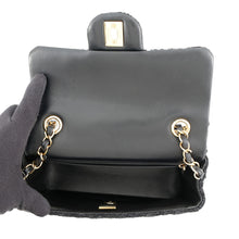 Load image into Gallery viewer, CHANEL Mini Matelasse Single Flap Single Chain Shoulder Bag BlackA69900 Tweed Size 20
