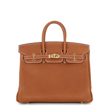 将图像加载到图库查看器中，HERMES Birkin Fauve Barenia Leather Fauve Size 25
