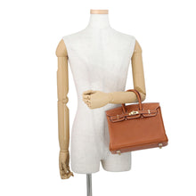 将图像加载到图库查看器中，HERMES Birkin Fauve Barenia Leather Fauve Size 25
