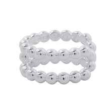 将图像加载到图库查看器中，HERMES Chaine d'Ancre Area II Ring Size 57/#17 SV925
