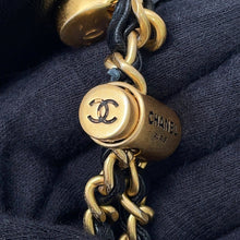Load image into Gallery viewer, CHANEL Mini Matelasse Pearl Chainshoulder Bag BlackAS2855 Lambskin
