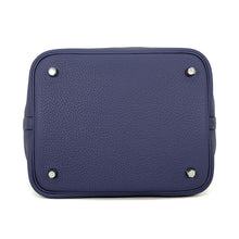Load image into Gallery viewer, HERMES Picotin Lock Blue Saphir Taurillon Clemence Size MM
