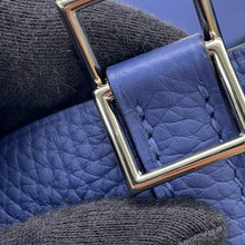 Load image into Gallery viewer, HERMES Picotin Lock Blue Saphir Taurillon Clemence Size MM

