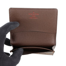 将图像加载到图库查看器中，LOUIS VUITTON Buisiness Card Holder BrownN62920 Damier Ebene Canvas
