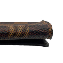 将图像加载到图库查看器中，LOUIS VUITTON Buisiness Card Holder BrownN62920 Damier Ebene Canvas
