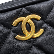 Load image into Gallery viewer, CHANEL Matelasse Mini Bowling 2-Way Shoulder Bag BlackAS5572 Leather Size Mini
