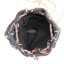 将图像加载到图库查看器中，CHANEL CC Logo Backpack Navy/MulticolorAS4810 Printed Fabric Leather
