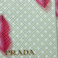 Load image into Gallery viewer, PRADA Saffiano Leather Triangle Bifold Wallet Light Green1ML050 Leather
