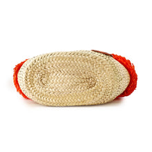 Load image into Gallery viewer, MIUMIU Basket Bag Natural/Papaya5BG209_2DDH_F0Z2R Palmit
