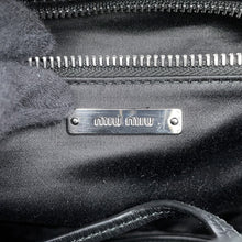 Load image into Gallery viewer, MIUMIU Shoulder Bag Nero5BE055_2D7E_F0002 Raffia Crystal
