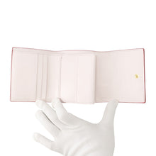 Load image into Gallery viewer, Bottega Veneta Maxi INTRECCIATO Cassette Compact Wallet Red/Light Pink785973 Leather
