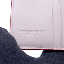 Load image into Gallery viewer, Bottega Veneta Maxi INTRECCIATO Cassette Compact Wallet Red/Light Pink785973 Leather
