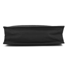 Load image into Gallery viewer, SAINT LAURENT PARIS Rive Gauche Tote Bag Black509415 Raffia Canvas Leather
