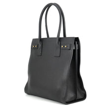 将图像加载到图库查看器中，SAINT LAURENT PARIS North South Sac de Jules Black647168 Leather
