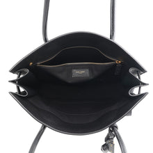 将图像加载到图库查看器中，SAINT LAURENT PARIS North South Sac de Jules Black647168 Leather
