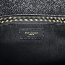 将图像加载到图库查看器中，SAINT LAURENT PARIS North South Sac de Jules Black647168 Leather
