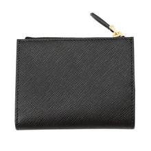 Load image into Gallery viewer, PRADA Saffiano Leather Triangle Bifold Wallet Black1ML050 Leather
