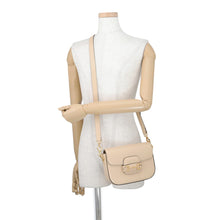 Load image into Gallery viewer, GUCCI 1955 Horsebit Shoulder Bag Beige658574 Leather
