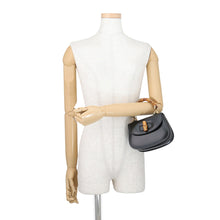 Load image into Gallery viewer, GUCCI Bamboo 1947 Mini Bag Black686864 Leather
