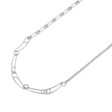 将图像加载到图库查看器中，HERMES Chaine d'Ancre Punk Necklace Size MM/ST SV925
