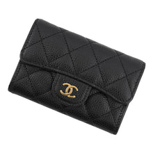 Load image into Gallery viewer, CHANEL Matelasse Classic Card Case BlackAP0214-Y01864-C3906 Caviar Leather
