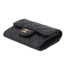 Load image into Gallery viewer, CHANEL Matelasse Classic Card Case BlackAP0214-Y01864-C3906 Caviar Leather

