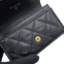 Load image into Gallery viewer, CHANEL Matelasse Classic Card Case BlackAP0214-Y01864-C3906 Caviar Leather
