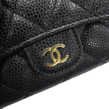 Load image into Gallery viewer, CHANEL Matelasse Classic Card Case BlackAP0214-Y01864-C3906 Caviar Leather
