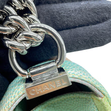 Load image into Gallery viewer, CHANEL Boy Chanel ChainShoulder Bag MulticolorA67086 Caviar Leather Size 25

