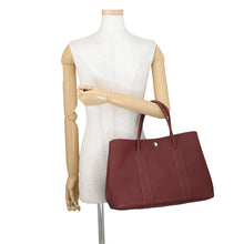 Load image into Gallery viewer, HERMES Garden Party Rouge H Negonda Leather Size PM
