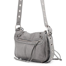 Load image into Gallery viewer, BALENCIAGA Luca Goal Shoulder Bag Gray719082 Leather

